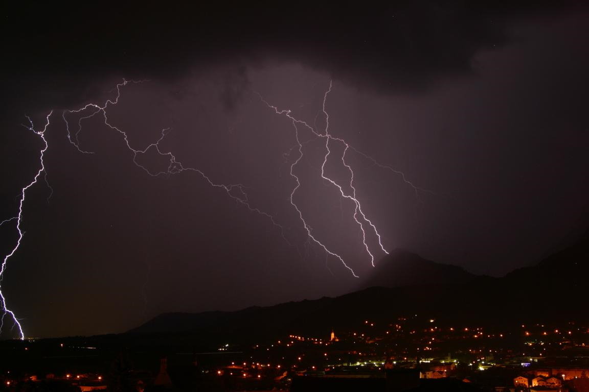 Gewitter fotografiert durch das Blitz Team Tirol